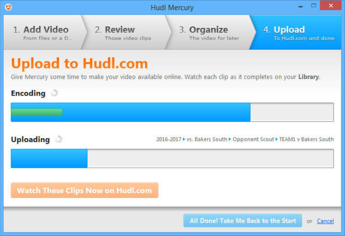 how to Download Hudl Mercury to Upload Video -  Publish Video 1 