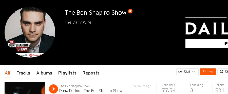 ben shapiro on soundcloud