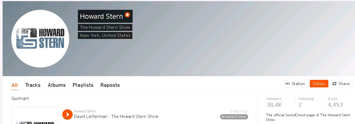 howard stern on soundcloud