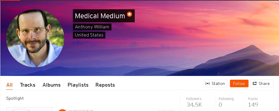 medical medium on soundcloud