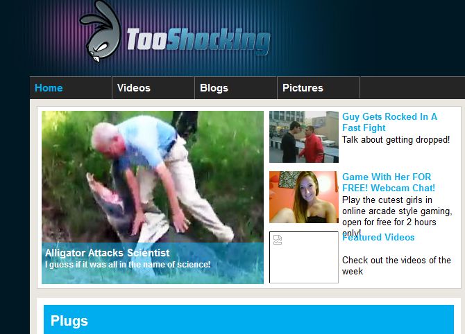 6 shocking video websites -Too Shocking