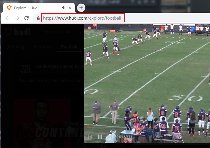 copy Hudl Highlights  url link