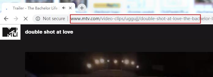 copy MTV url link