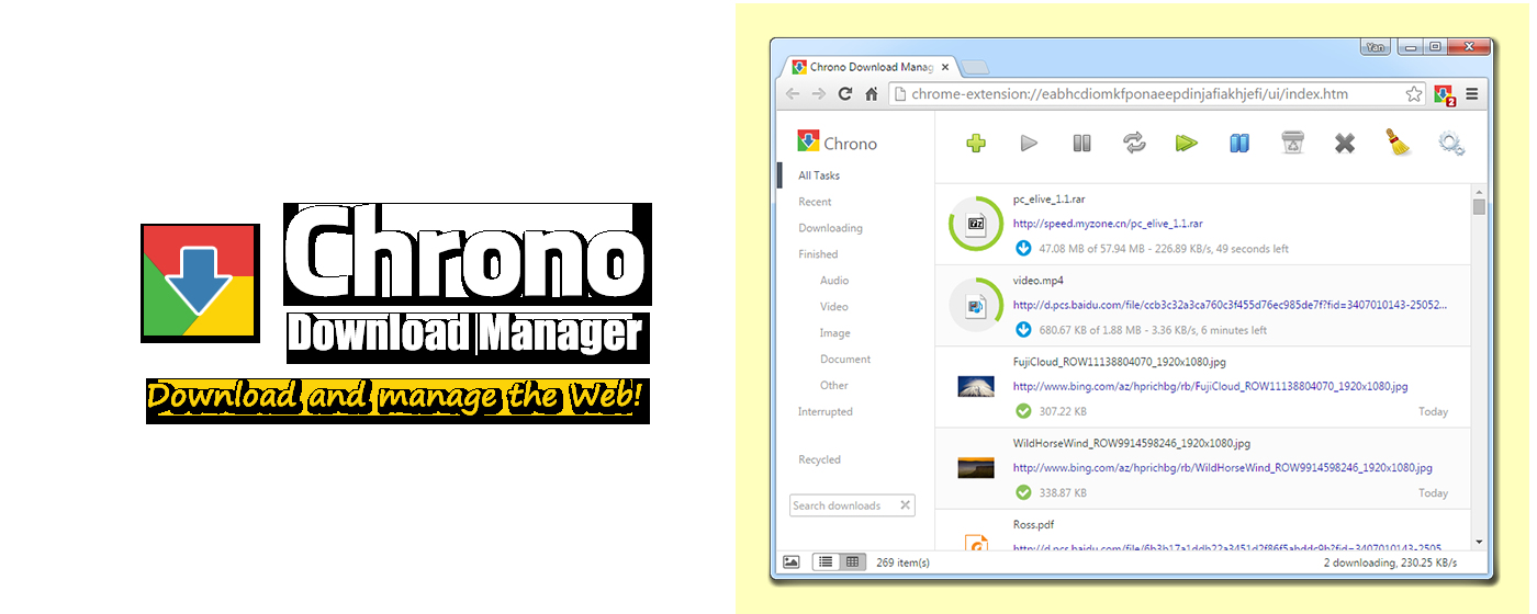 Use Chrono Download manager to download viki video