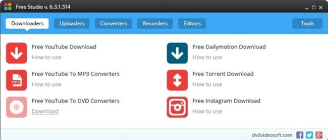 software for downloading youtube videos - Free Studio
